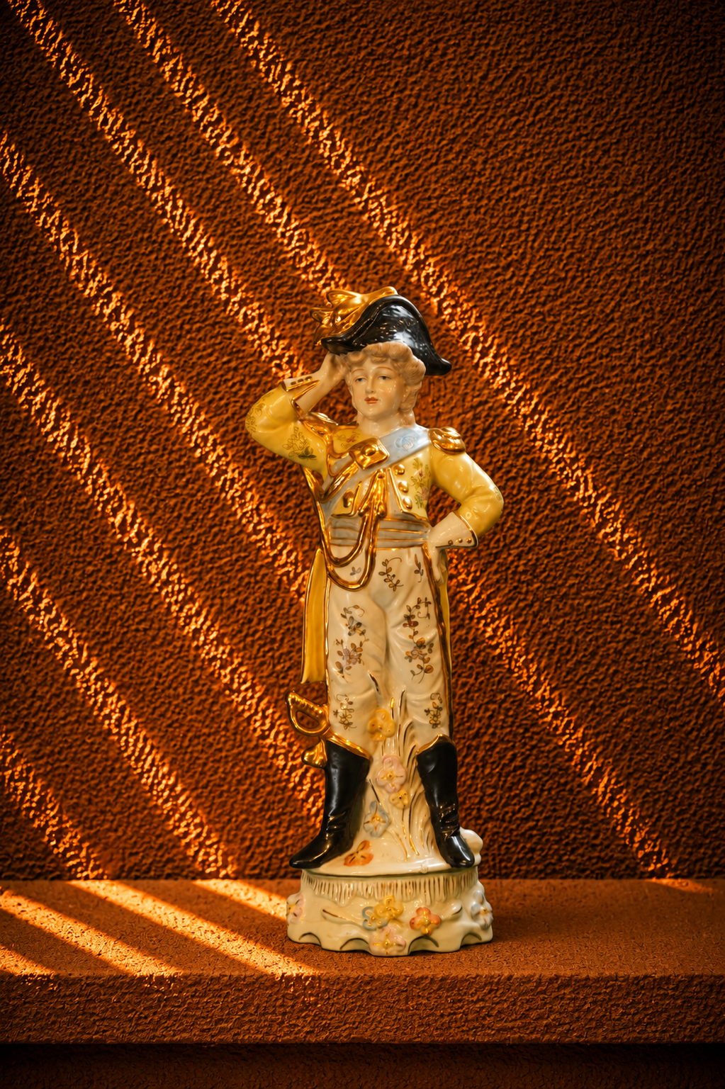 French or German Porcelain Napoleon Bonaparte Figurine