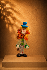 Murano Glass Standing Clown Figurine